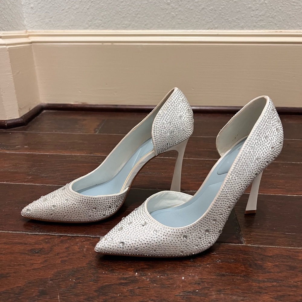 Mix No. 6 Silver Glitter Heels